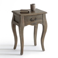 Прикроватный Столик с 1 ящиком Janel единый размер каштановый LA REDOUTE INTERIEURS  фото, kupilegko.ru